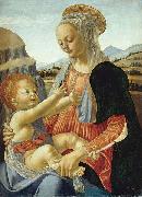 Andrea del Verrocchio Mary with the Child oil painting artist